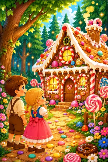 Hansel ve Gretel Masalı Resmi